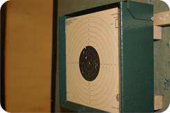 air pistol target